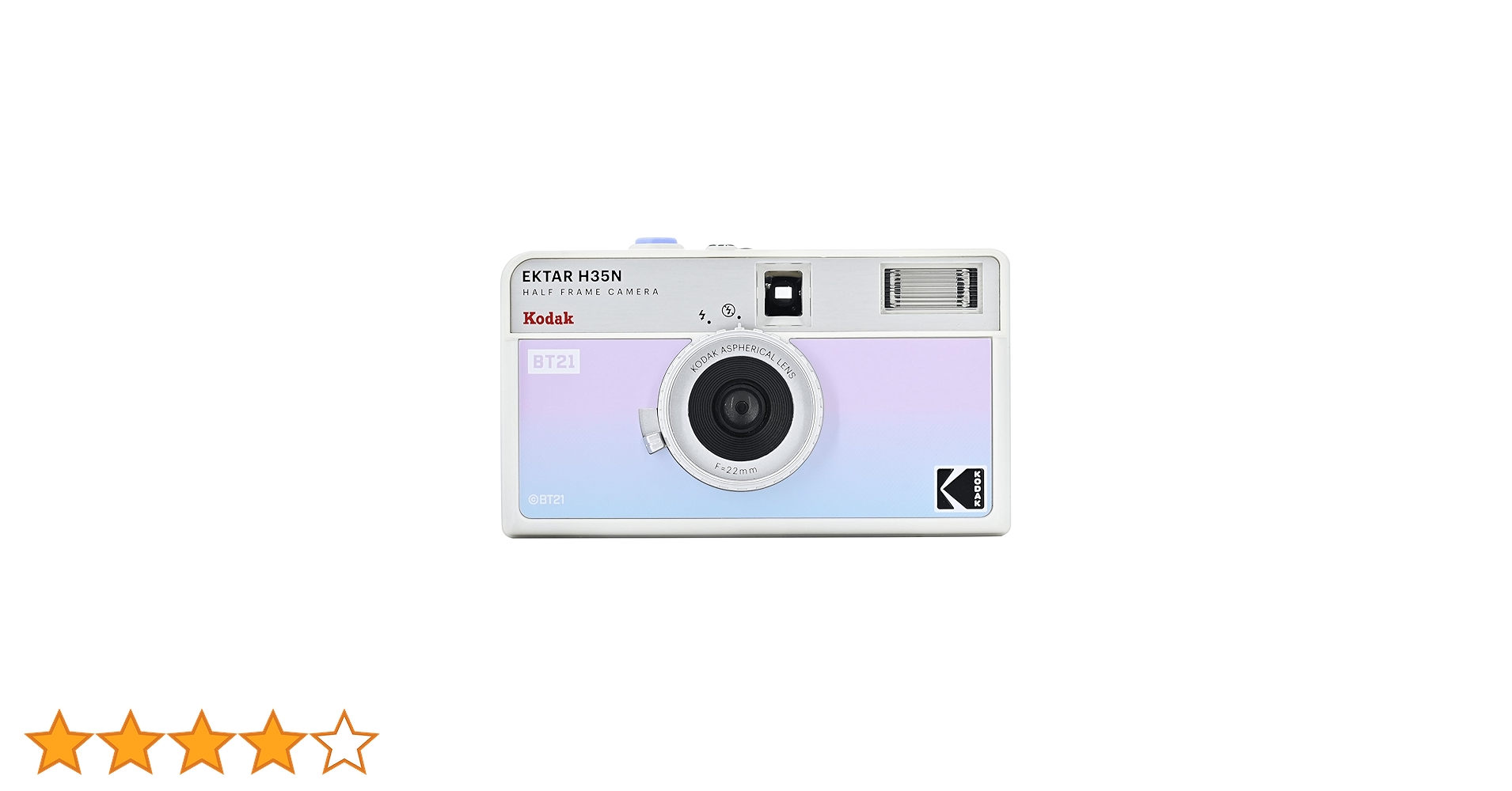 KODAK EKTAR H35N Half Frame Film Camera, 35mm, Reusable